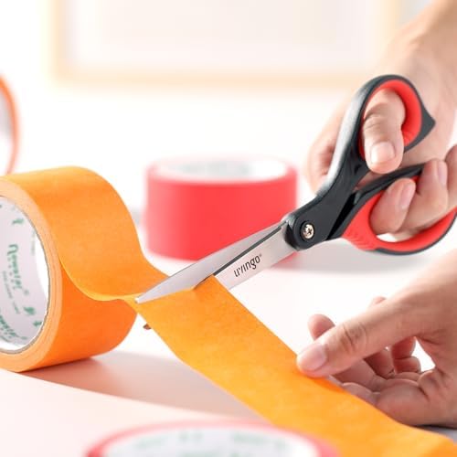 LIVINGO 8.5-Inch Office Scissors All Purpose, 3 Pack Household Shears - Image 3