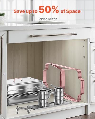 VEVOR Chafing Dish Buffet Set, 8 Qt 2 Pack, Stainless Steel Chafer - Image 6