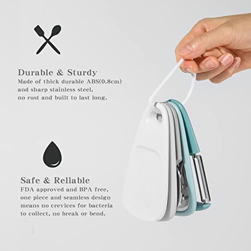 Kitchen Gadgets Set, Stackable for Saving Space, 5 Pieces - Image 5