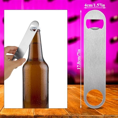 QTLCOHD 20 Pack 7 Inch Flat Bottle Opener - Image 2