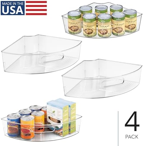 iDesign Clear Plastic 1/4 Wedge Bin - Image 2