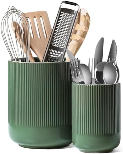 LE TAUCI Ceramic Kitchen Utensil Holder by LETAUCI