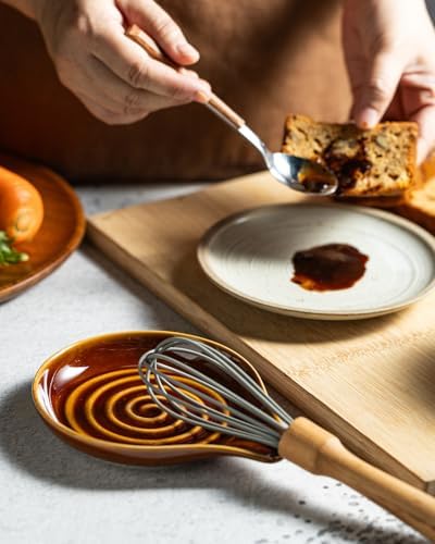 LAUCHUH Spoon Rest, Ceramic Spoon Rest - Image 6