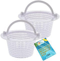 U.S. Pool Supply Above Ground Pool Thru-Wall Skimmer Baskets, 2 Pk by USPoolSupply