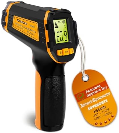 Infrared Thermometer Digital Temperature Gun Laser Meat Thermometer by SOVARCATE