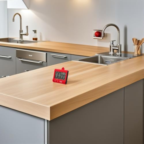 Garneck Red Digital Kitchen Timer - Image 3