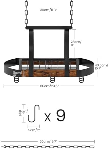 CHOEZON Hanging Pot Rack, Pot Hanger - Image 3