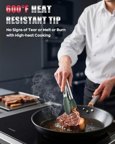 Good Grip Cooking Tongs with Silicone Tips - Image 2