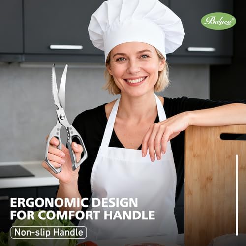 BALUCA Heavy Duty Kitchen Scissors All Purpose - Image 4