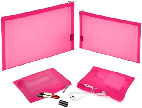 EASYFUN Mesh Pouch, Make up Bag by EASYFUN