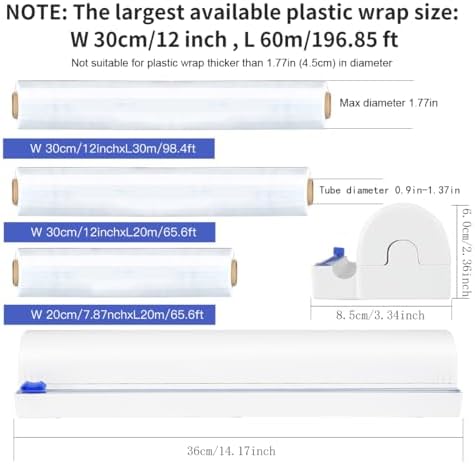 Refillable Plastic Wrap Dispenser - Image 2