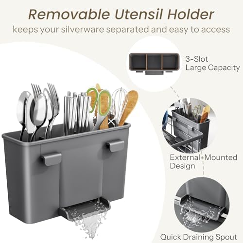 SNTD Dish Drying Rack for Small Kitchen Counter - Image 7