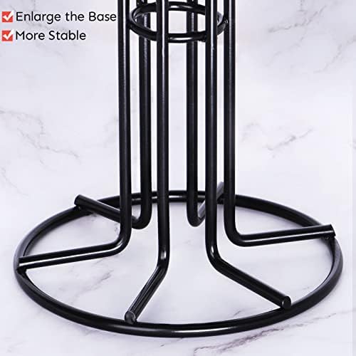 HULISEN Mug Tree for Large Cups, 6 Hook Countertop Coffee Mug Holder - Image 4