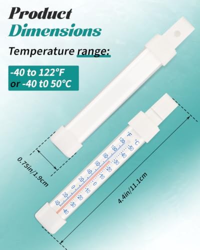 Refrigerator Freezer Thermometer Fit - Image 3