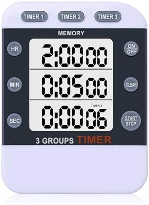 Digital Dual Kitchen Timer by MOSTRUST