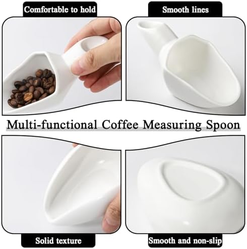 Ceramic Coffee Bean Dosing Cup Coffee Bean Measuring Scoop - Image 2