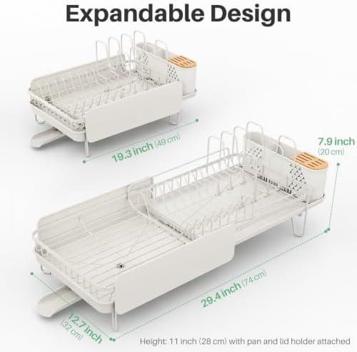 Large Expandable Dish Drying Rack - Image 2