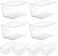 Vtopmart 8 Pack Clear Storage Bins by Vtopmart