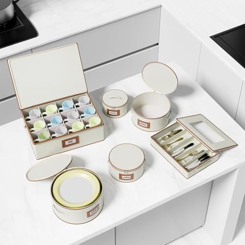 Aokeyee 6-Piece China Storage Containers Set, Hard Shell Moving Boxes - Image 6
