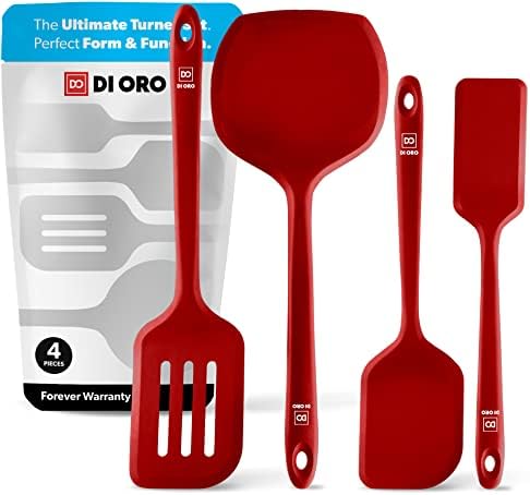 DI ORO Silicone Turner Spatula Set by DIORO
