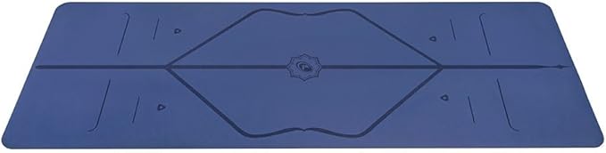 Liforme Original Yoga Mat – Free Yoga Bag Included - Patented Alignment System, Warrior-like Grip, Non-slip, Eco-friendly, sweat-resistant, long, wide, 4.2mm thick mat for comfort