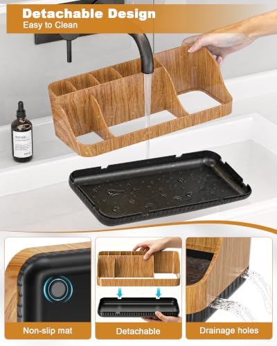 Bathroom Counter Organizer and Storage, 7 Slots Detachable Toothbrush Holders - Image 3
