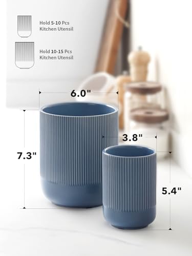 LE TAUCI Ceramic Kitchen Utensil Holder - Image 5