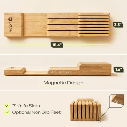 Drawer Organizer for Kitchen Organization – Expandable Bamboo Silverware Drawer - Image 3