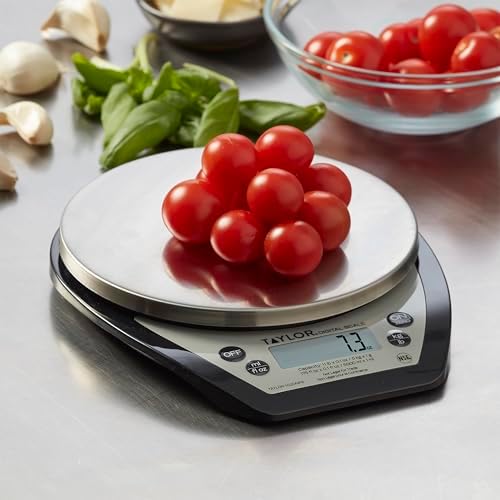 Taylor 1020NFS Compact Digital Scale, Tare Function, Stainless Steel Platform - Image 2