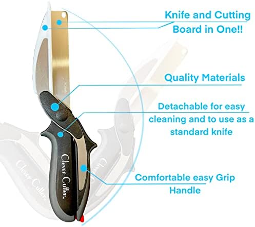 Clever Cutter 2 in 1 Kitchen Scissors and Cutting Board - Image 4