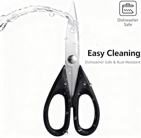 Multipurpose Kitchen Shears, 8.7" Professional Heavy-Duty Scissors, Dishwasher - Image 3