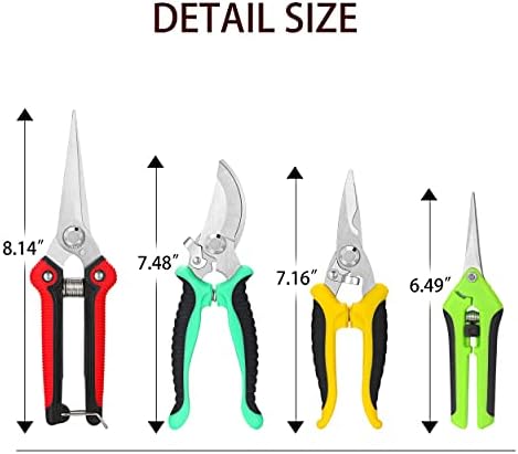 5‑Piece Garden Pruning Shears Set - Image 4