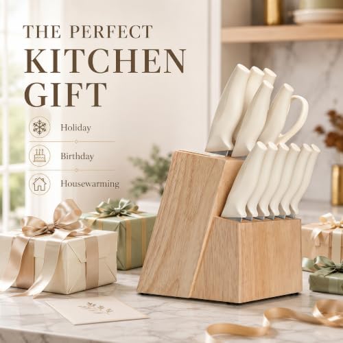 14-Piece Kitchen Knife Block Set - Image 7
