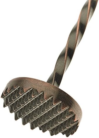 Barfly Bar Spoon, Muddler 11 13/16", Antique Copper - Image 4