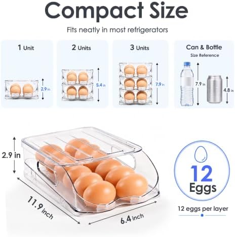 SMRCAD 12-Egg Holder for Fridge - Image 6