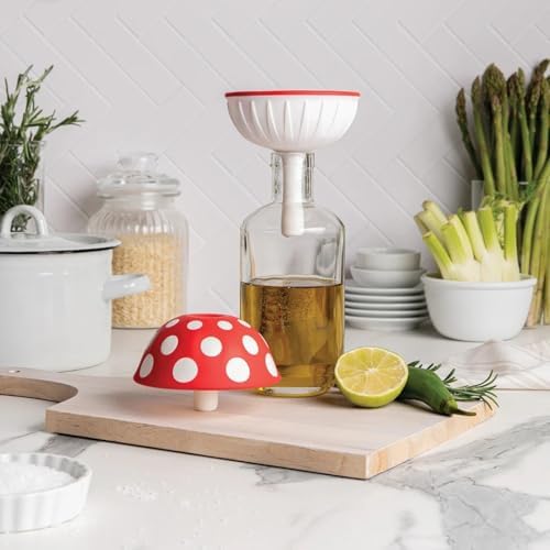 OTOTO Mushroom - Foldable Small Kitchen Funnel - Silicone - Image 2