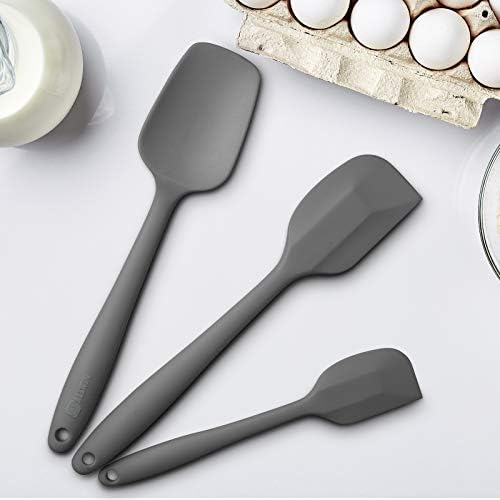 3-Piece Silicone Spatula Set, 600°F Heat Resistant - Image 4