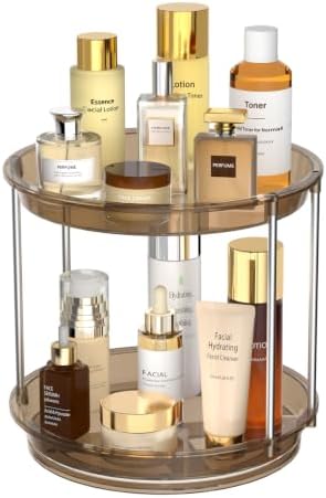 Rotating Makeup Organizer, Perfume Skincare Holder, 2 Tier 9 Inch by Unknown