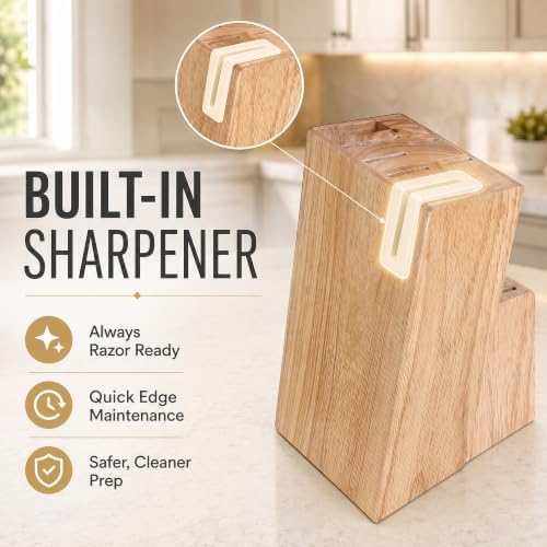 14-Piece Kitchen Knife Block Set - Image 4
