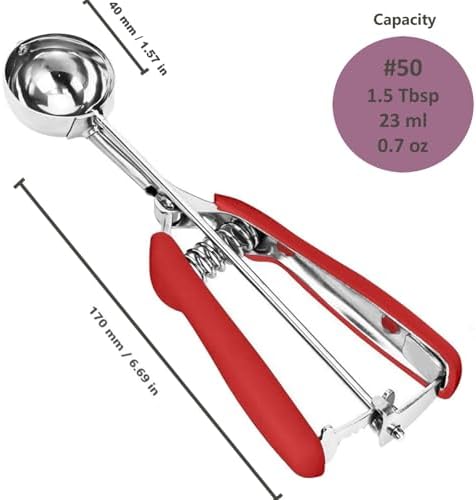#50 Cookie Scoop, 1.5 Tbsp/23 ml/ 0.7 oz Cookie Scoops - Image 6