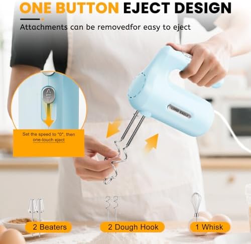 Lord Eagle 5-Speed Hand Mixer Electric - Image 7