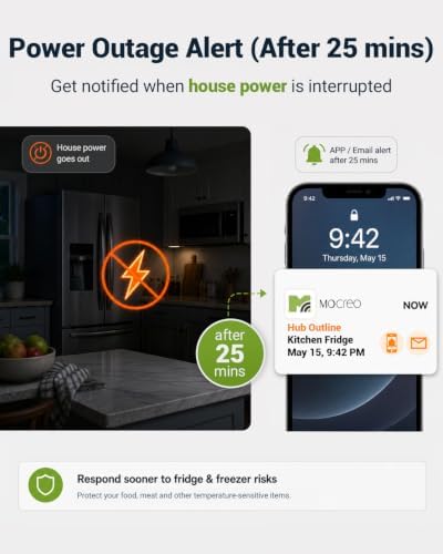 MOCREO WiFi Refrigerator Thermometer - Image 5