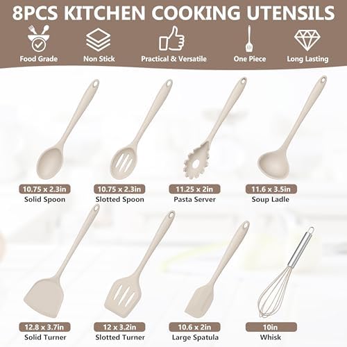 TeamFar Silicone Cooking Utensils Set - Image 2