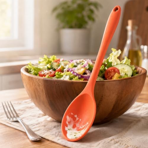 2-Pack Silicone Cooking Spoons - Image 5