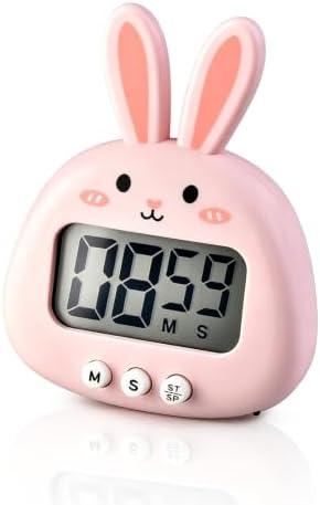 Cute Digital Desk Timer, Cute Digital Kitchen Timer Digital Magnetic Digital by HERCHR