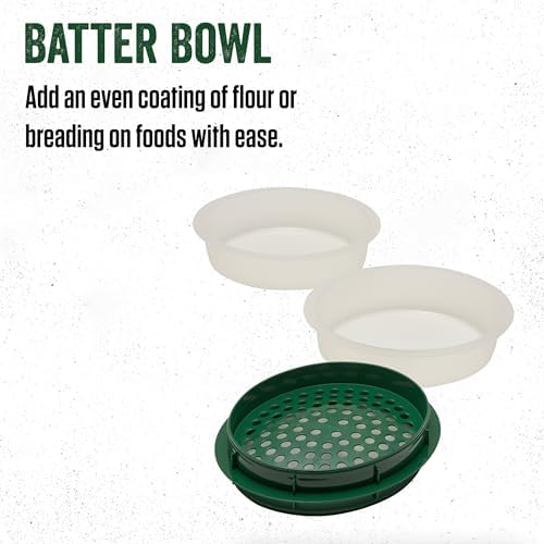 LEM Products Batter Bowl with Lid, Translucent and Green - Image 2