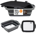 Large Collapsible BBQ Prep Tub by Tiawudi