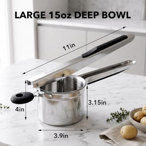 Rorence Stainless Steel Potato Ricer - Image 2