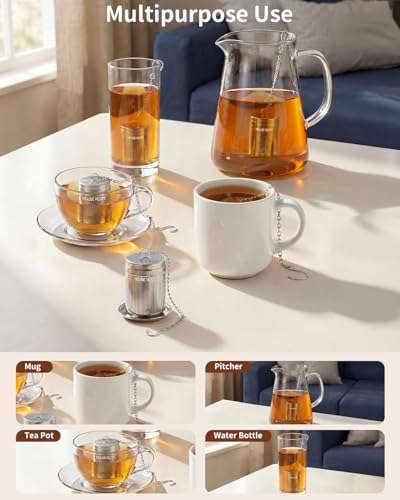 House Again Tea Infusers, Extra Fine Mesh Tea Strainers - Image 3