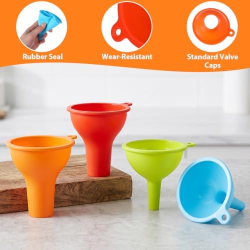 Kitchen Funnels, Mabor 4 Pack Funnels - Image 3